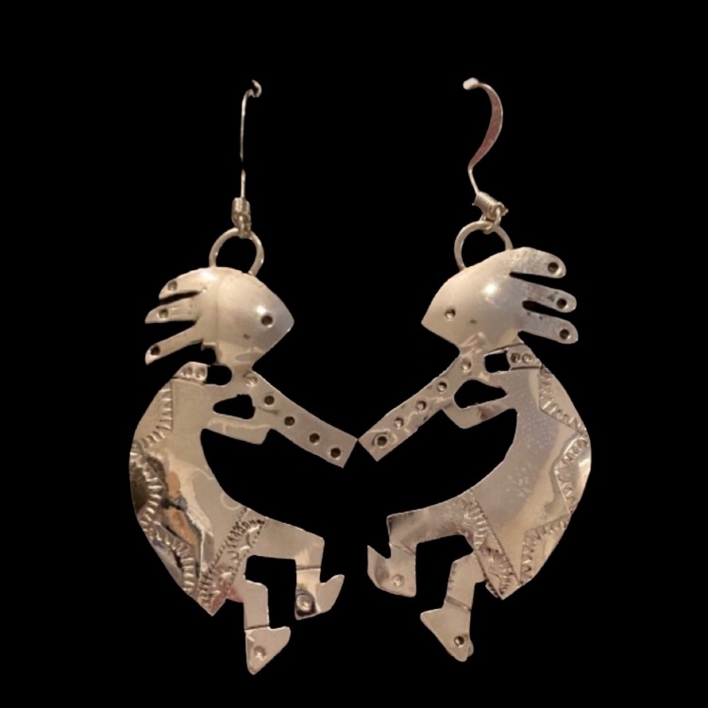 Native American Kokopelli Earrings